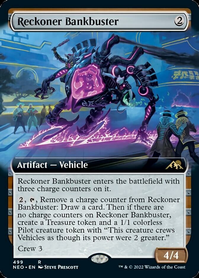 Reckoner Bankbuster (Extended Art) [Kamigawa: Neon Dynasty]