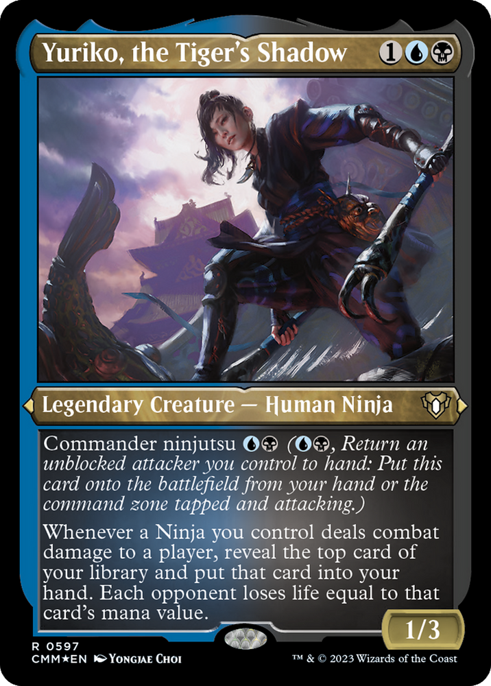 Yuriko, the Tiger's Shadow (Foil Etched) [Commander Masters]