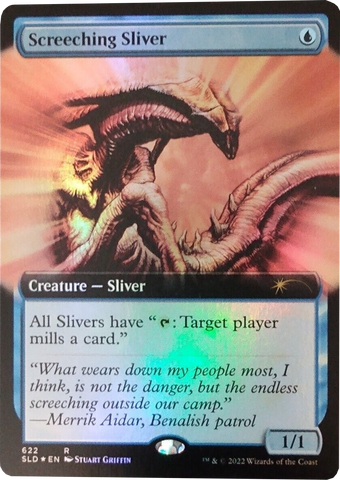 Screeching Sliver (Extended Art) [Secret Lair Drop Promos]