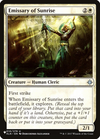 Emissary of Sunrise [The List]