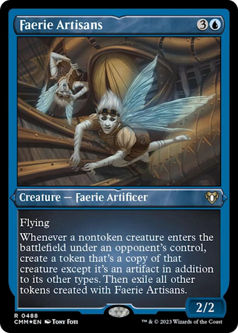 Faerie Artisans (Foil Etched) [Commander Masters]