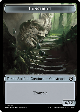 Construct // Myr Double-Sided Token [Modern Horizons 3 Commander Tokens]