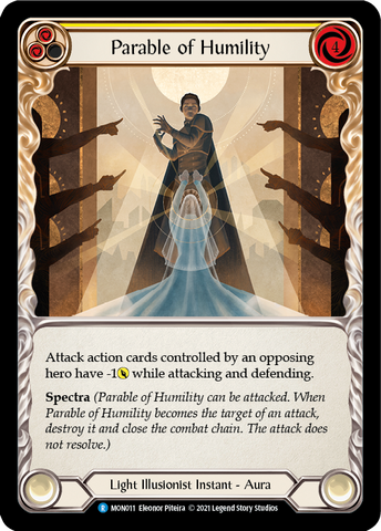 Parable of Humility [MON011-RF] 1st Edition Rainbow Foil