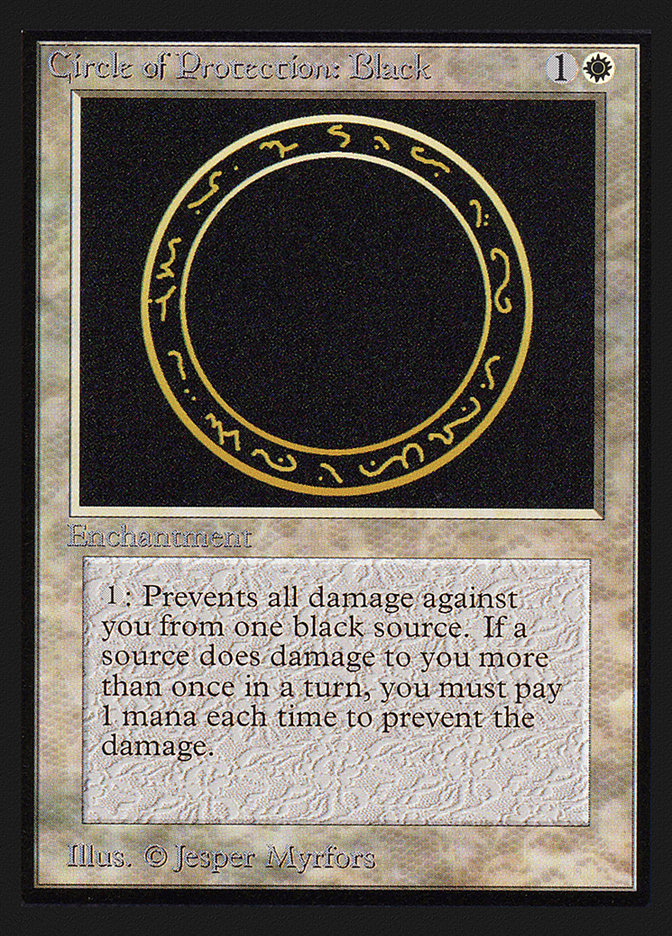 Circle of Protection: Black [International Collectors’ Edition]