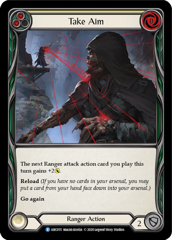 Take Aim (Yellow) [U-ARC055] Unlimited Rainbow Foil