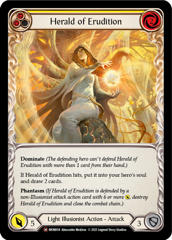 Herald of Erudition [U-MON004-RF] Unlimited Rainbow Foil