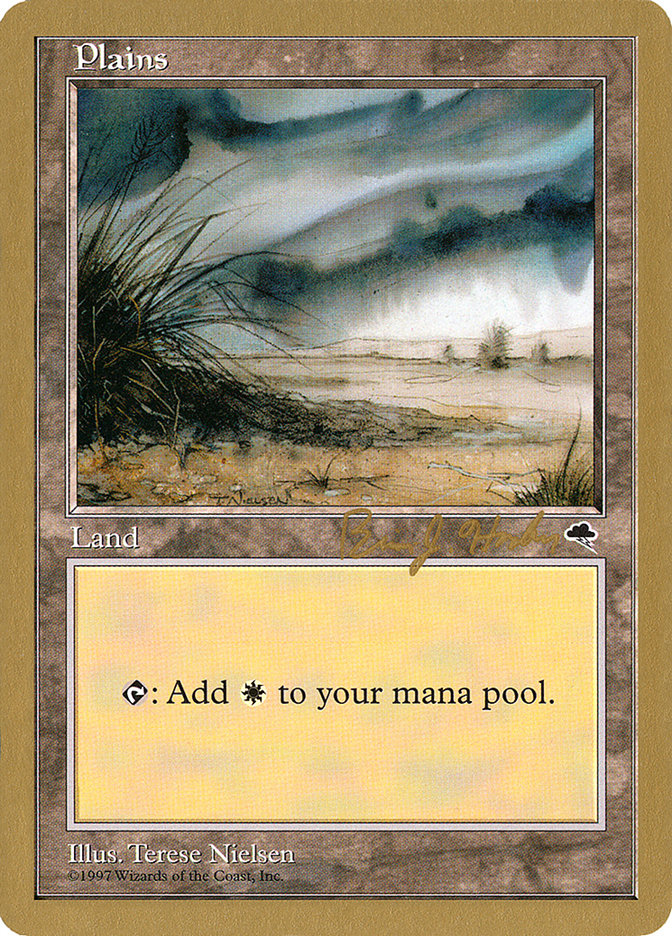 Plains (bh333) (Brian Hacker) [World Championship Decks 1998]