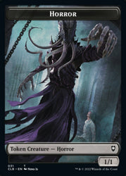 Horror // Eldrazi Horror Double-sided Token [Commander Legends: Battle for Baldur's Gate Tokens]