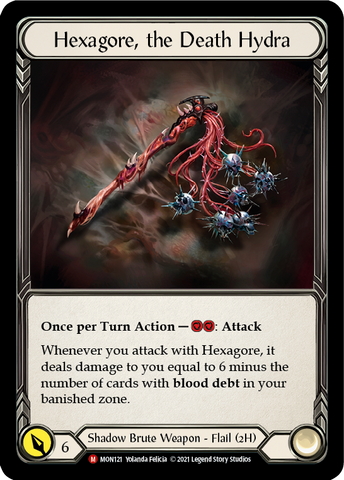 Hexagore, the Death Hydra [MON121-CF] 1st Edition Cold Foil
