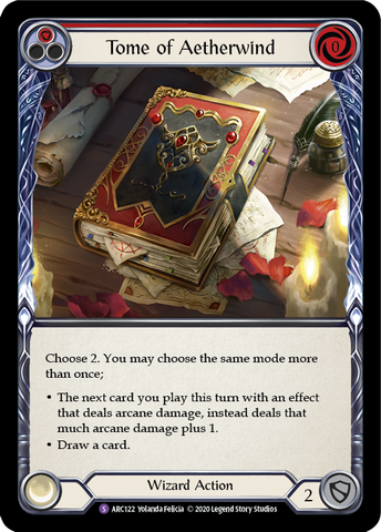 Tome of Aetherwind [U-ARC122] Unlimited Rainbow Foil