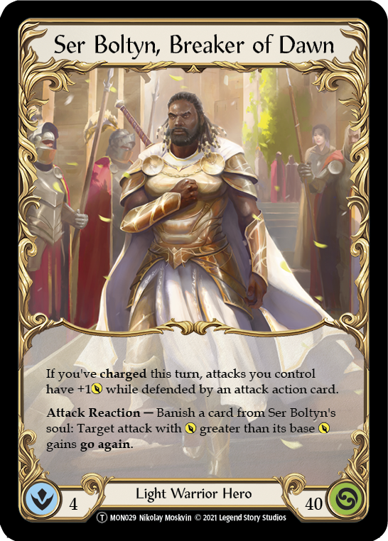 Ser Boltyn, Breaker of Dawn // Boltyn [U-MON029 // U-MON030] Unlimited Normal