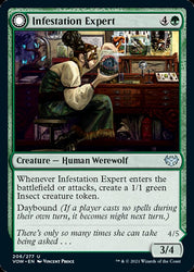 Infestation Expert // Infested Werewolf [Innistrad: Crimson Vow]