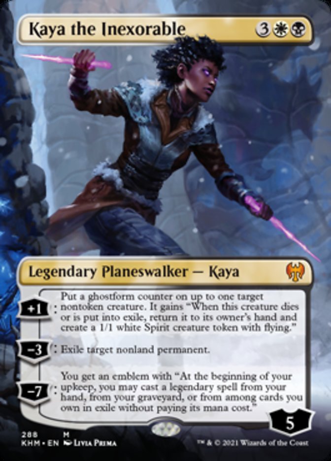 Kaya the Inexorable (Borderless) [Kaldheim]