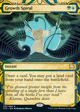 Growth Spiral (Foil Etched) [Strixhaven Mystical Archive]