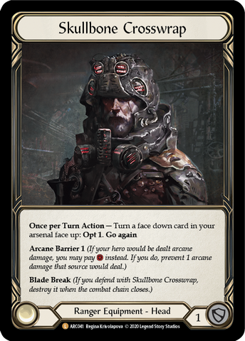 Skullbone Crosswrap [U-ARC041] Unlimited Rainbow Foil