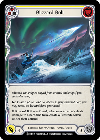 Blizzard Bolt (Yellow) [U-ELE045] Unlimited Normal