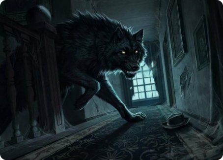 Primal Adversary Art Card [Innistrad: Midnight Hunt Art Series]