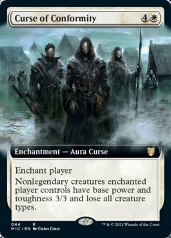 Curse of Conformity (Extended) [Innistrad: Midnight Hunt Commander]