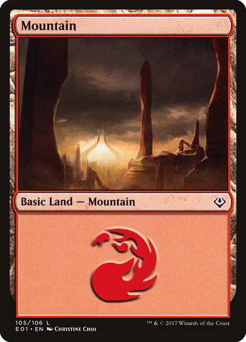 Mountain (105) [Archenemy: Nicol Bolas]