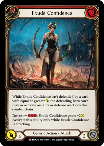 Exude Confidence [U-MON245-RF] Unlimited Rainbow Foil