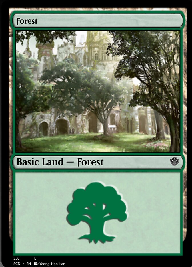 Forest (350) [Starter Commander Decks]