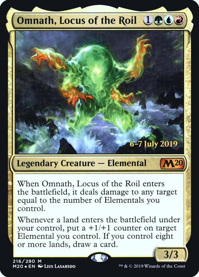 Omnath, Locus of the Roil [Core Set 2020 Prerelease Promos]