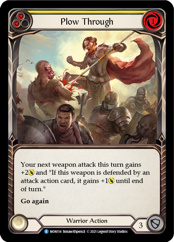Plow Through (Yellow) [MON114] 1st Edition Normal