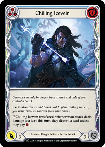 Chilling Icevein (Blue) [U-ELE052] Unlimited Rainbow Foil