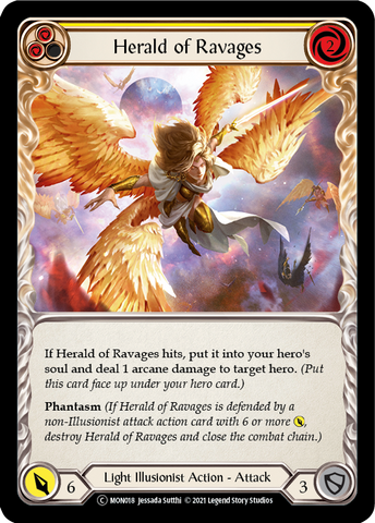 Herald of Ravages (Yellow) [U-MON018] Unlimited Normal