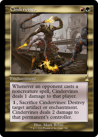 Cindervines (Retro Frame) [Ravnica Remastered]