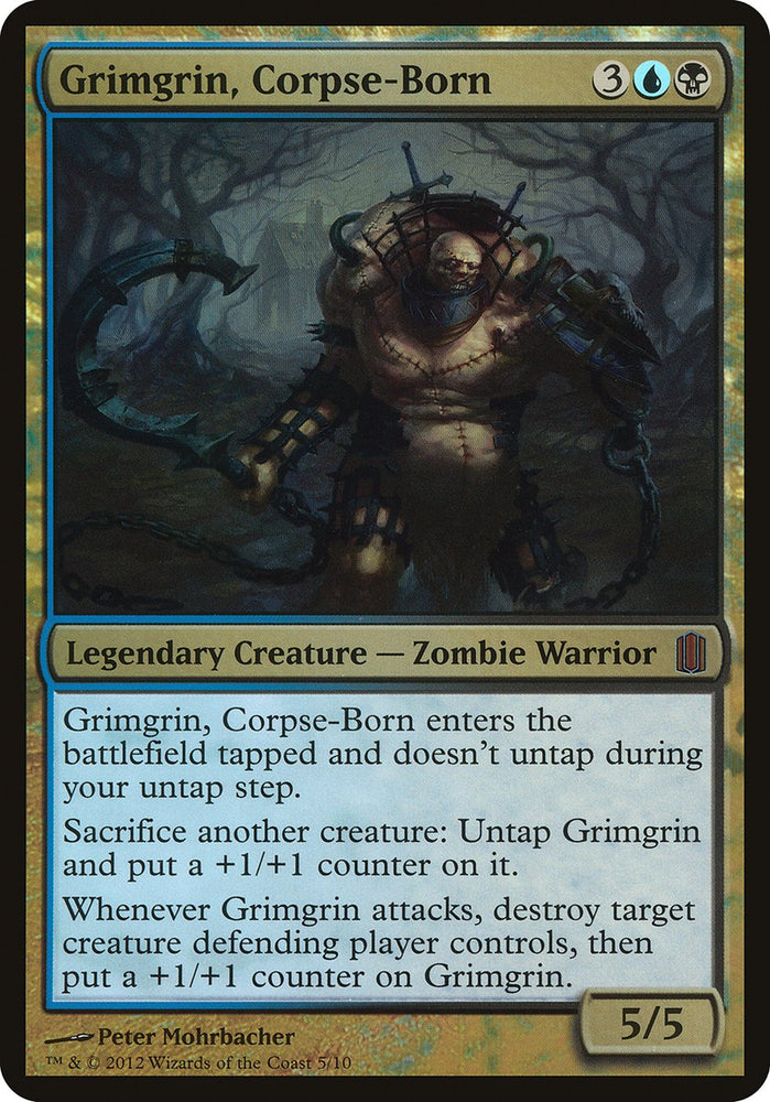 Grimgrin, Corpse-Born (Oversized) [Commander's Arsenal Oversized]