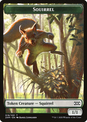 Soldier // Squirrel Double-sided Token [Double Masters Tokens]