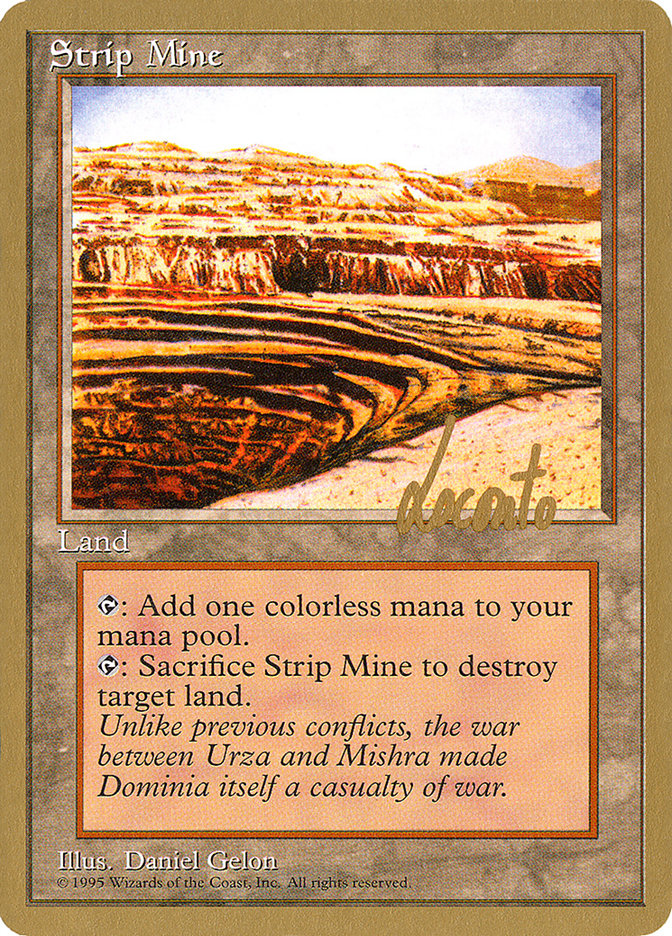 Strip Mine (Michael Loconto) [Pro Tour Collector Set]