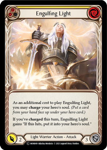 Engulfing Light (Yellow) [U-MON049-RF] Unlimited Rainbow Foil