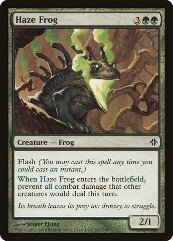 Haze Frog [Rise of the Eldrazi]