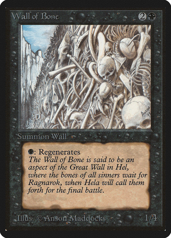 Wall of Bone [Limited Edition Beta]