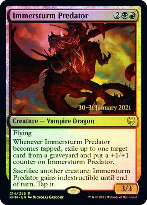 Immersturm Predator [Kaldheim Prerelease Promos]