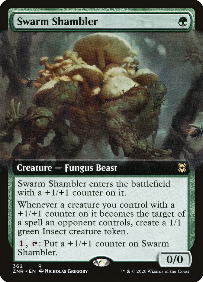 Swarm Shambler (Extended) [Zendikar Rising]