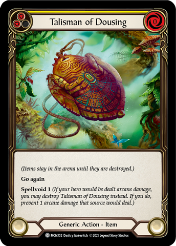 Talisman of Dousing [MON302] 1st Edition Normal