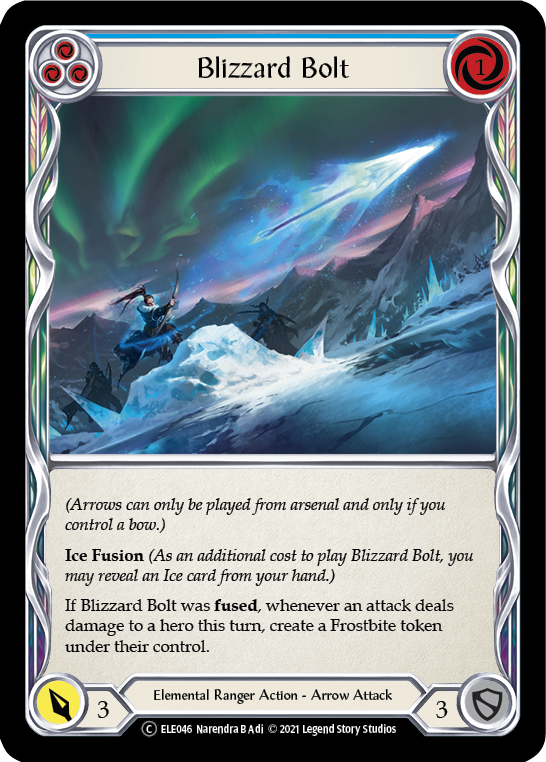 Blizzard Bolt (Blue) [U-ELE046] Unlimited Normal