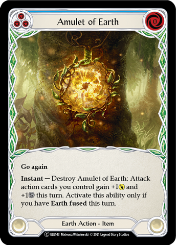 Amulet of Earth [U-ELE143] Unlimited Rainbow Foil