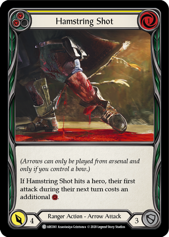 Hamstring Shot (Yellow) [U-ARC061] Unlimited Rainbow Foil