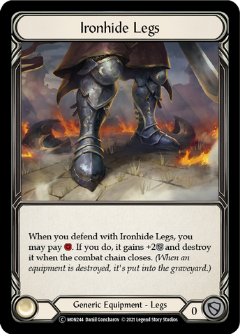 Ironhide Legs [U-MON244-RF] Unlimited Rainbow Foil