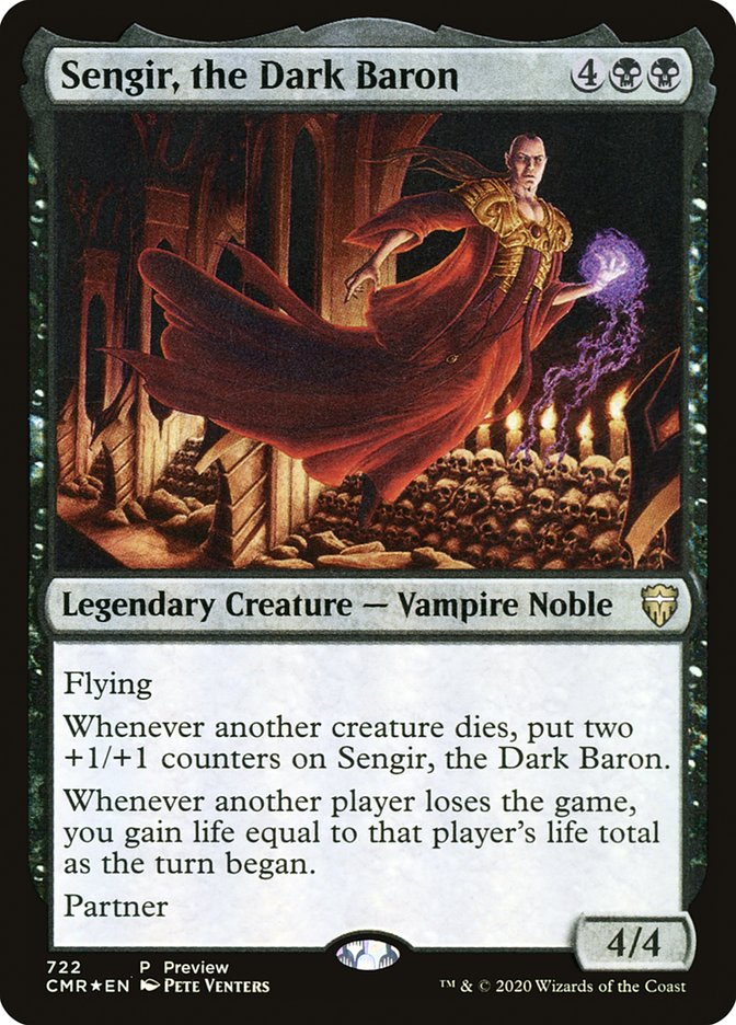 Sengir, the Dark Baron [Commander Legends Promo]