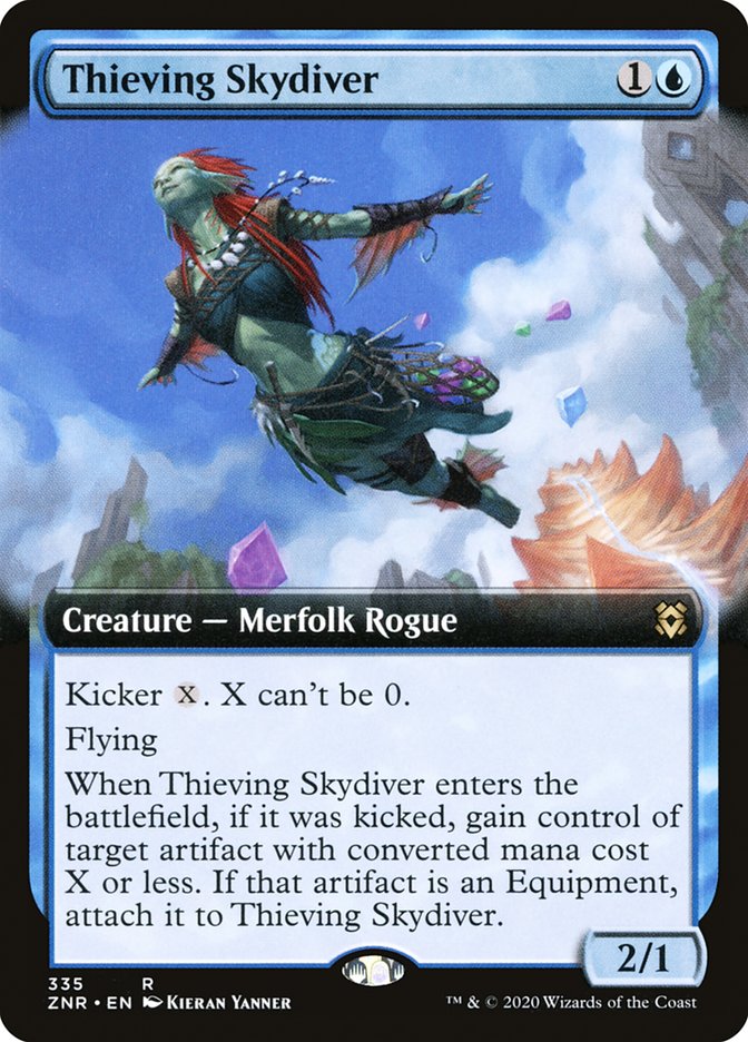 Thieving Skydiver (Extended) [Zendikar Rising]