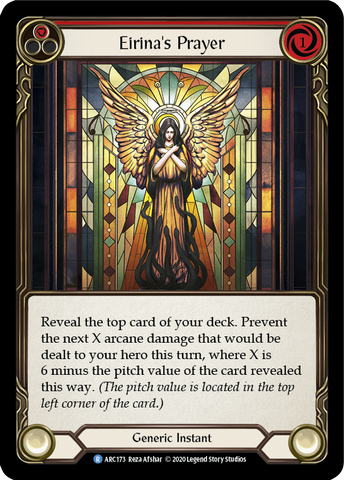 Eirina's Prayer (Red) [U-ARC173] Unlimited Rainbow Foil