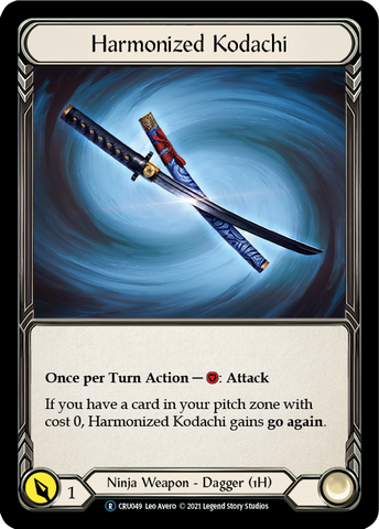 Harmonized Kodachi [U-CRU049-RF] Unlimited Rainbow Foil