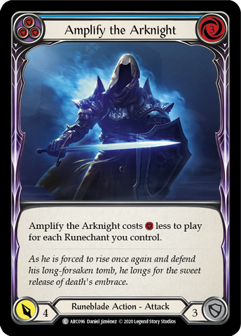 Amplify the Arknight (Blue) [U-ARC096] Unlimited Rainbow Foil