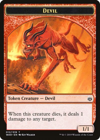 Devil // Satyr Double-sided Token [Challenger 2020 Tokens]