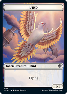 Bird // Faerie Double-Sided Token [Starter Commander Decks]